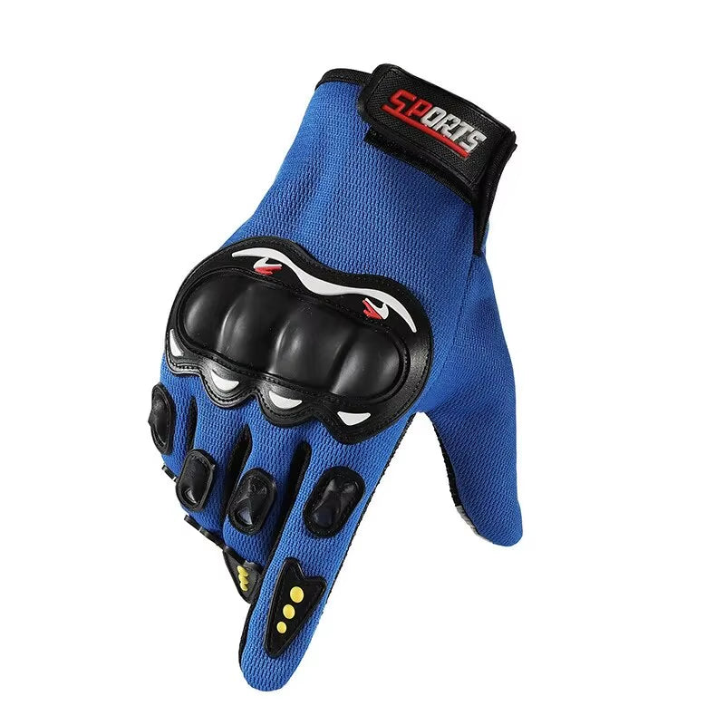 Full-Finger Motorcycle Gloves Men Touch Screen Outdoor Off-Road Sports Cycling Protection Anti-Fall Motorcycle Finger Gloves