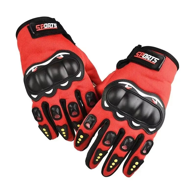 Full-Finger Motorcycle Gloves Men Touch Screen Outdoor Off-Road Sports Cycling Protection Anti-Fall Motorcycle Finger Gloves